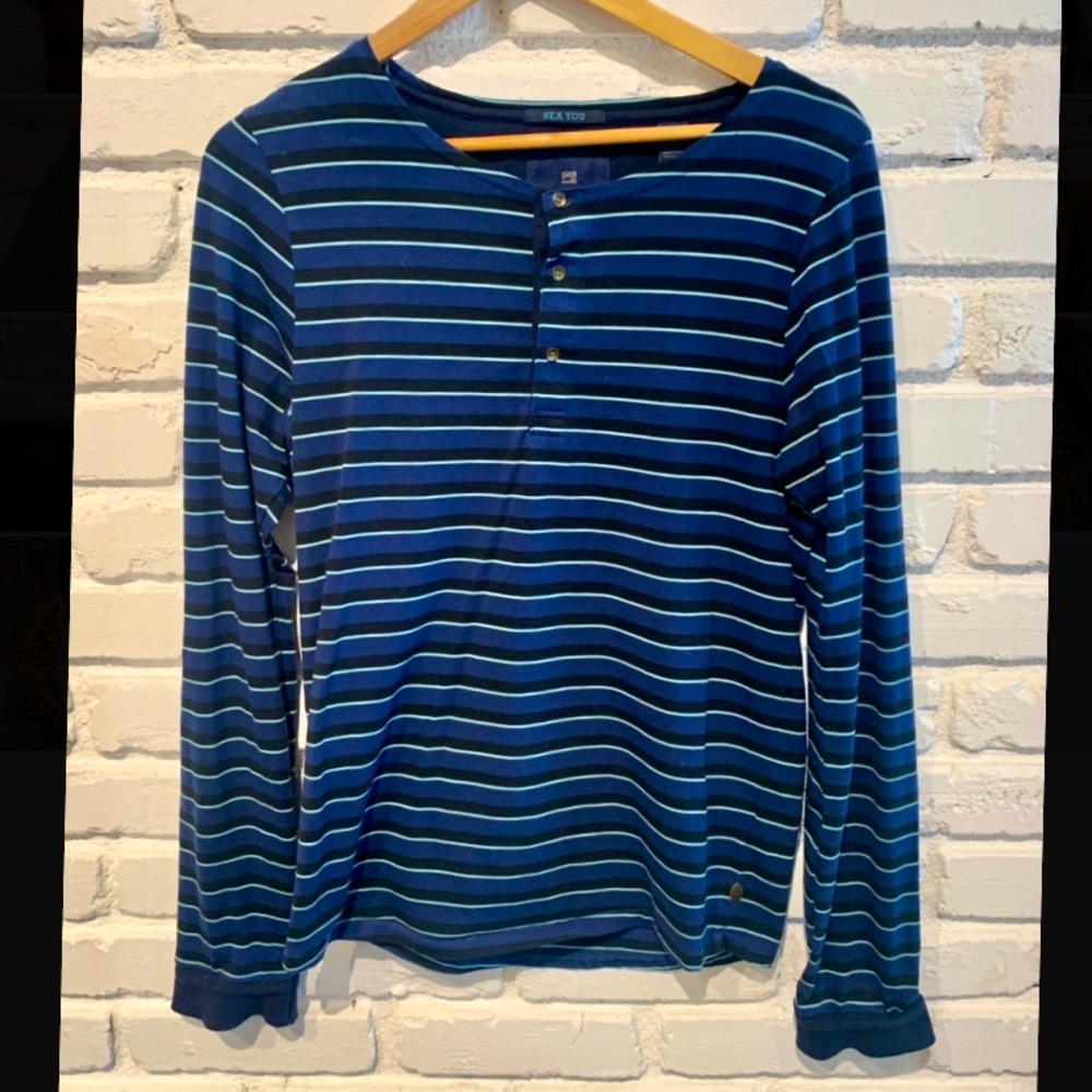 Men’s Scotch and Soda long-sleeve henley shirt (S)